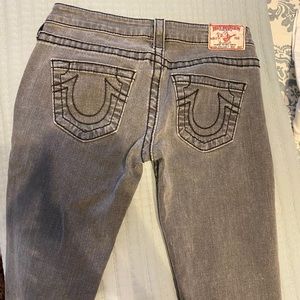 True Religion Grey Skinny Jeans